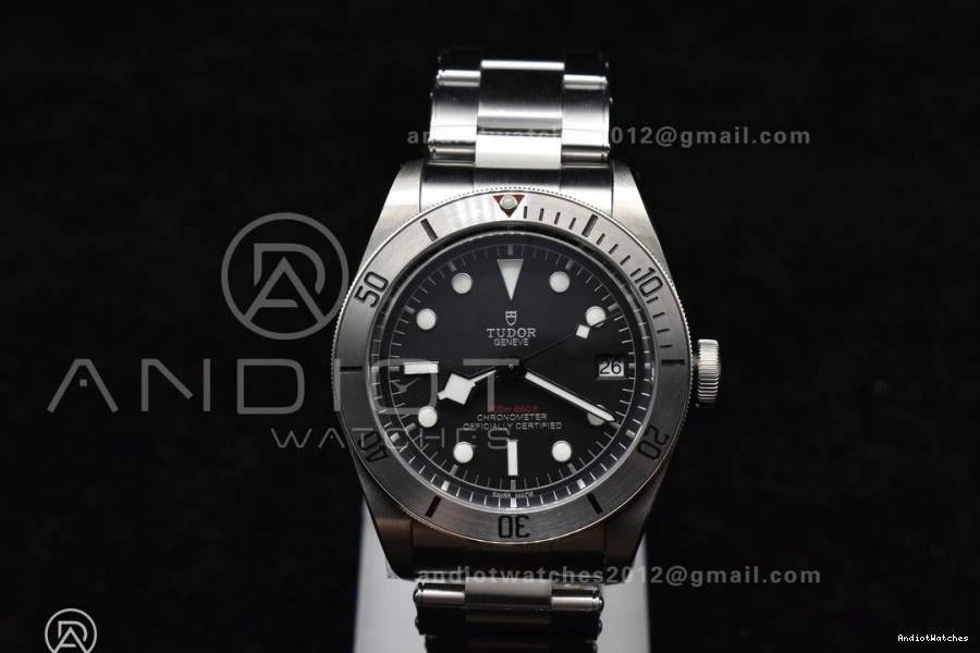 Edition Best Supportive V 899 Bay A2824 Bracelet Heritage SS 1:1 Black on ZF Steel 0126